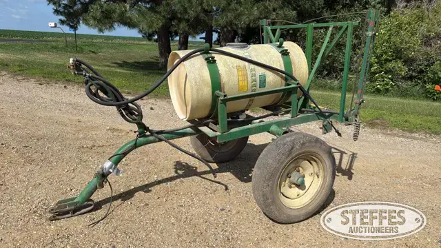 Shop-built pull-type sprayer