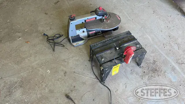 Craftsman scroll saw & router table