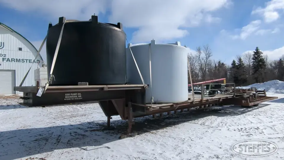 Shop-built sprayer trailer Ag-Combine-Sprayer Trailer