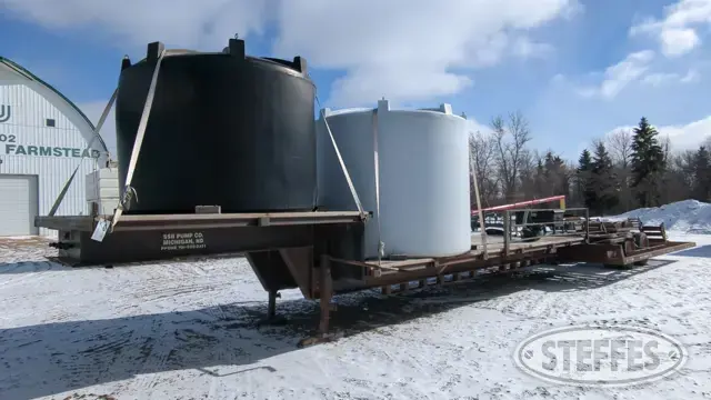 Shop-built sprayer trailer