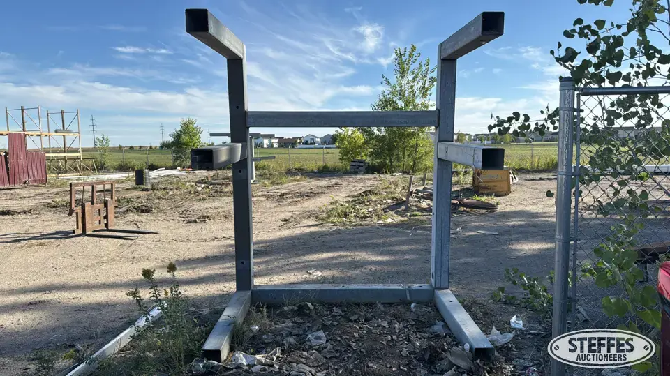Steel rack Storage and Bench