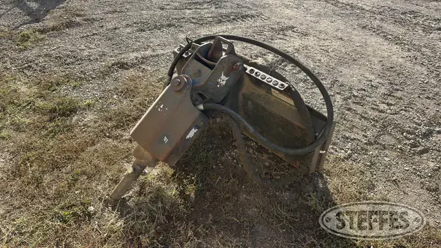 Bobcat posthole auger