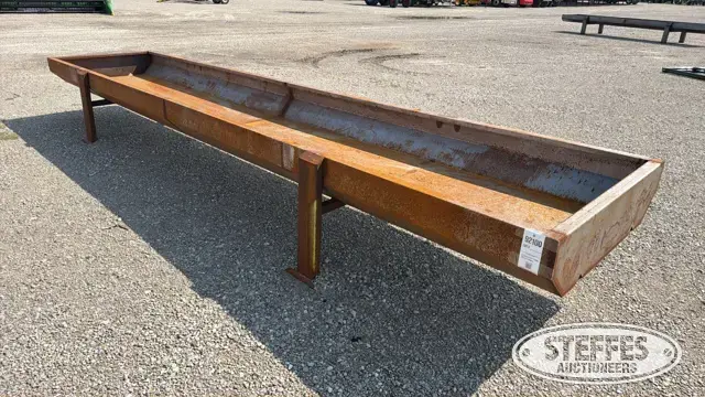 20’x48” steel feed bunk