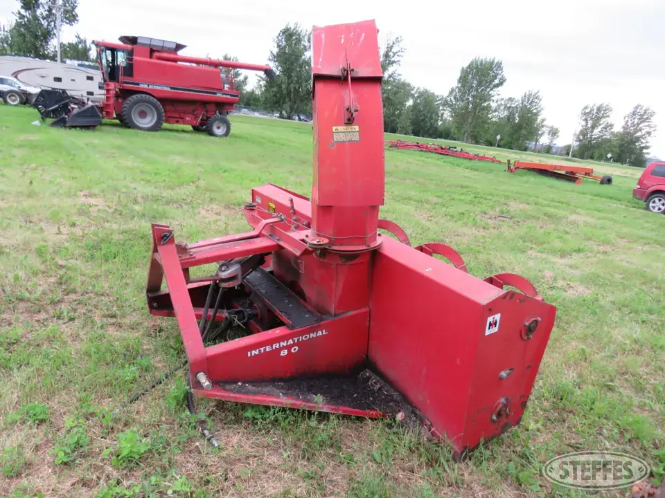 International 80 3 Pt. Snowblower