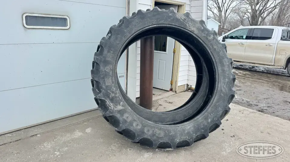 (2) Goodyear DT800 380/90R54 tires Tractor-Implement Tire