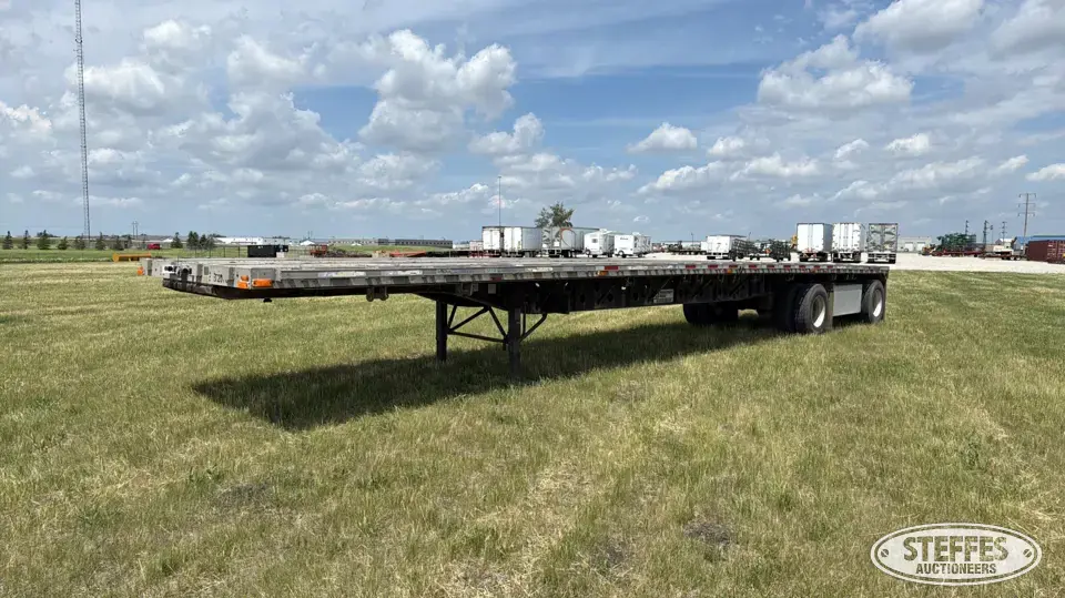2001 Transcraft Eagle Super-Beam Semi Flatbed Trailer
