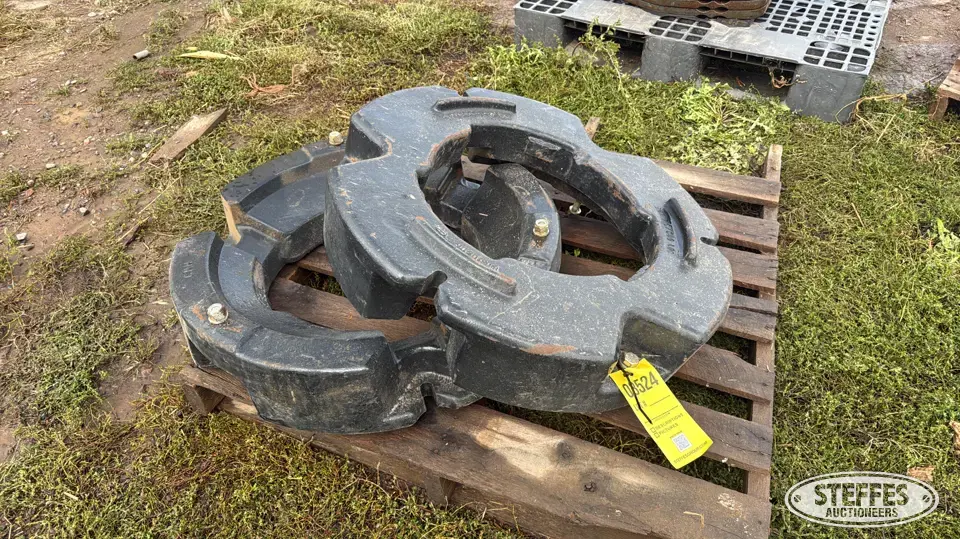 (2) New Holland rear wheel weights Ag Equipment Part