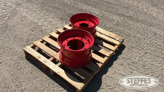 (2) 9.5x16.5 skid steer wheels