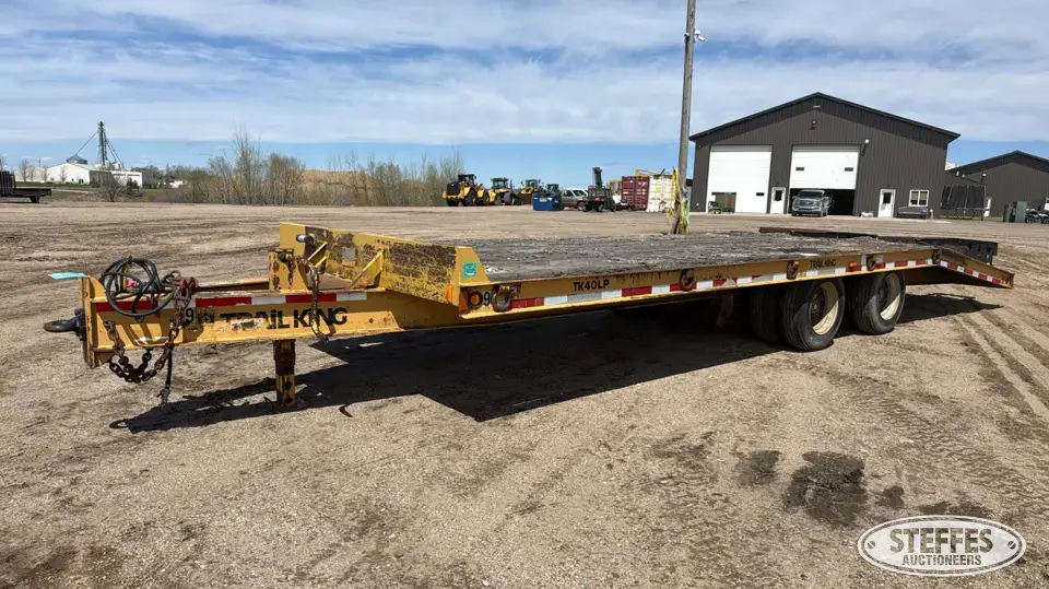 1995 Trail King TK40LP-2400 Flatbed Trailer