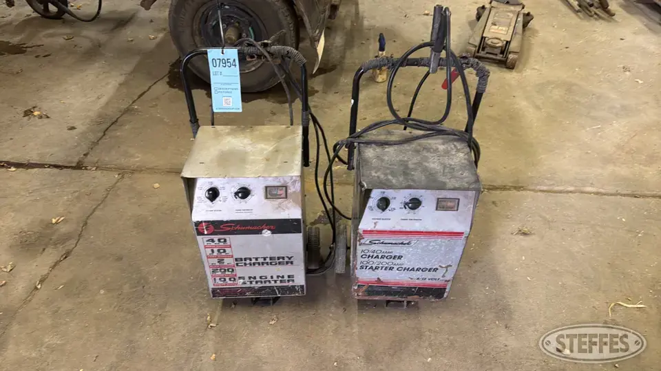 (2) Schumacher battery chargers Shop Equipment-Other