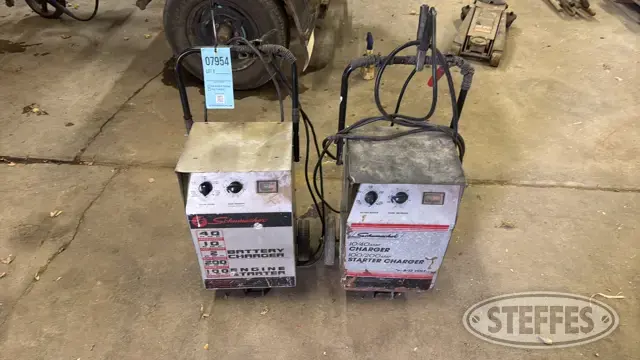 (2) Schumacher battery chargers