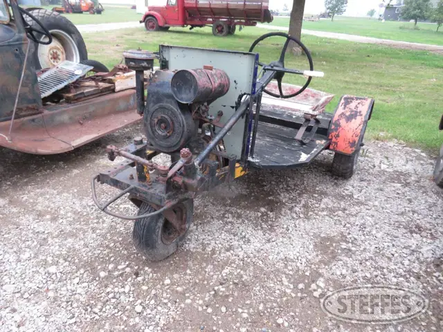 Shop-built weed roguing cart