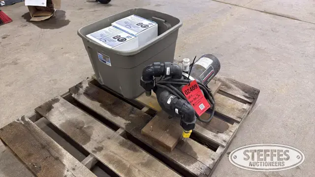 Water pump w/pump alarms