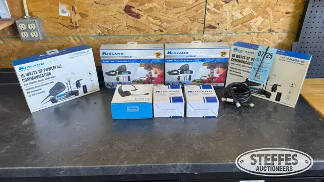 (4) Midland 2-way radios & accessories
