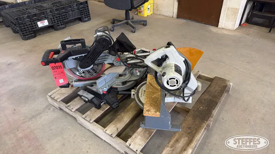 (2) Miter saws General Tools and Shop Supply