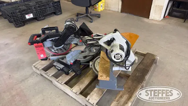 (2) Miter saws