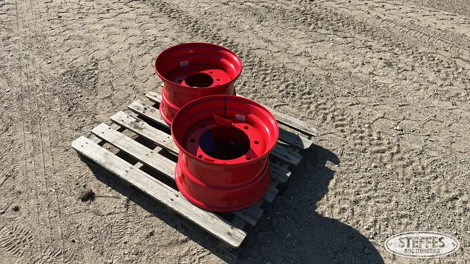 (2) 9.75X16.5 skid steer wheels Construction Equipment Tire