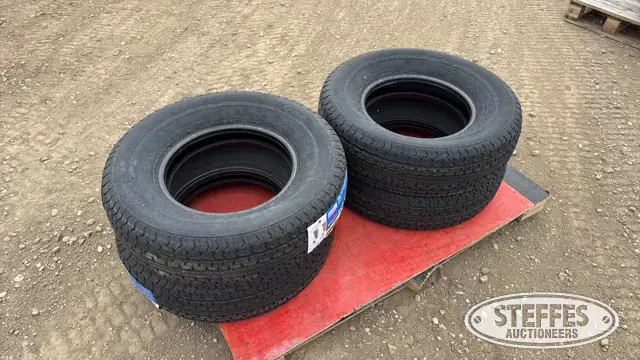(4) Durun ST225/75R15 trailer tires