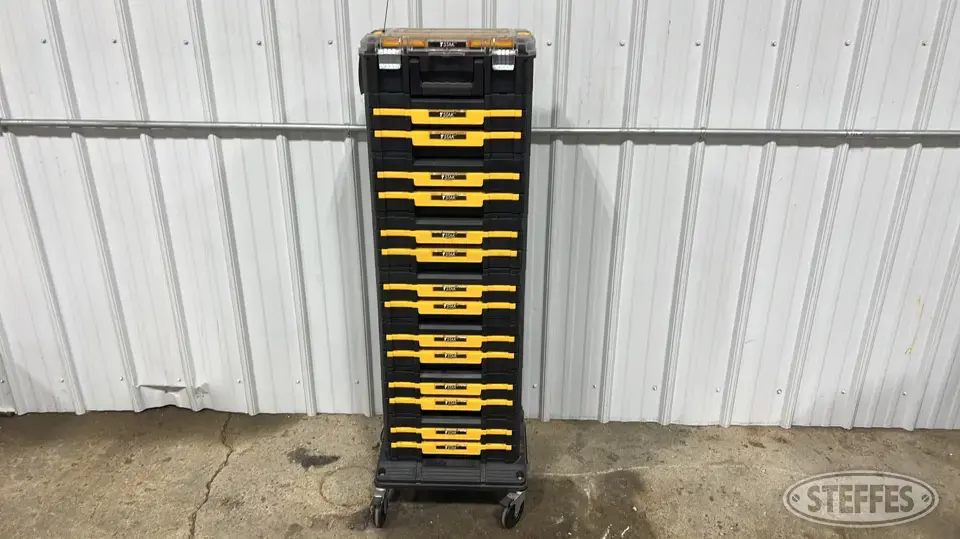 Asst. DeWalt T-stack boxes Storage and Bench