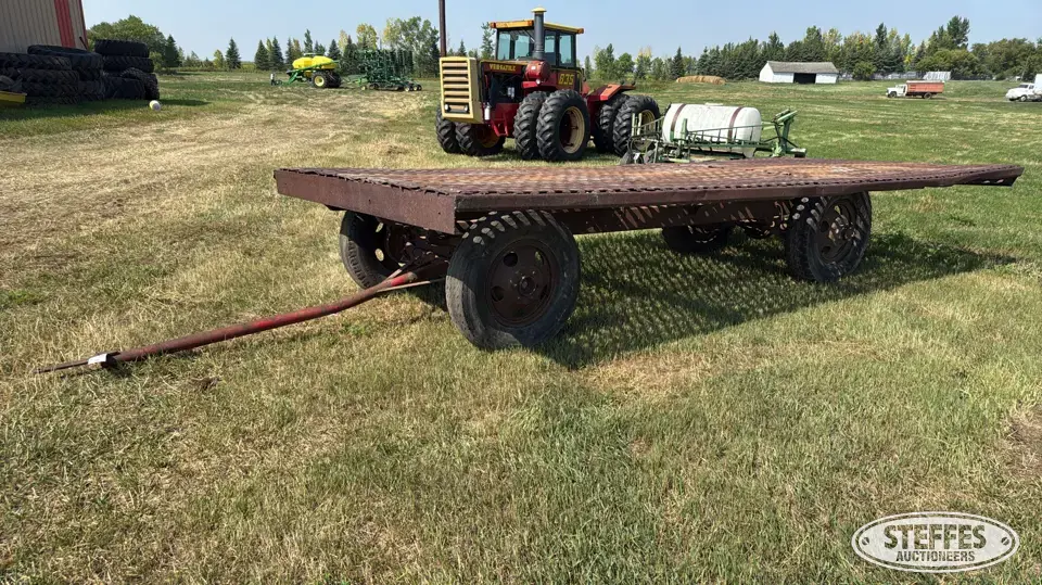 Shop-built hay wagon Bale Transportation