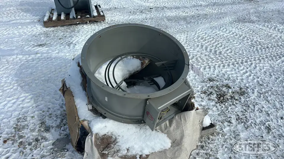 (2) Quality Dry Systems aeration fan heaters Aeration Equipment