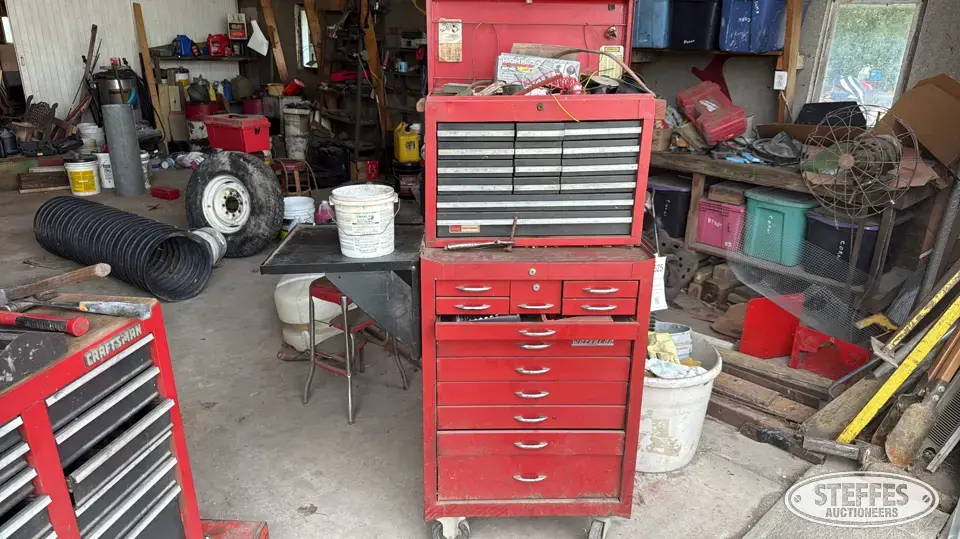 Rolling tool chest (dual) top and bottom General Tools and Shop Supply