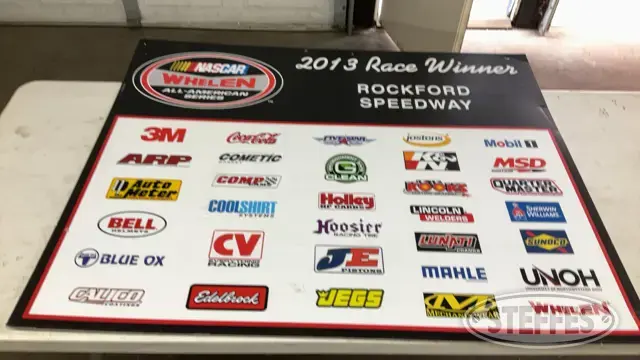 Steffes Group | 2013 Race Winner Sign