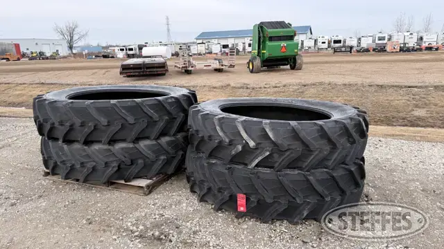 (4) Trelleborg TM600 480/80R50 tires