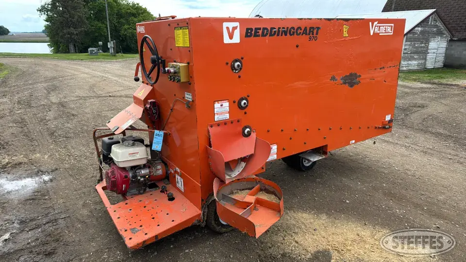 ValMetal Beddingcart 970 Bale Handling