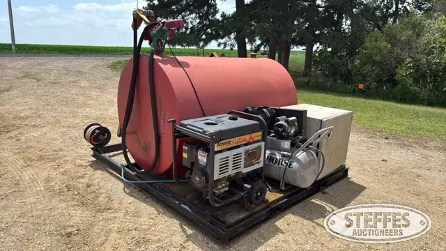 500 gal. fuel skid