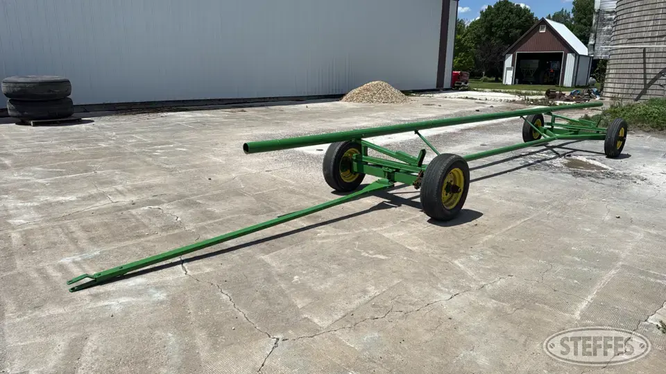 Shop-built 4-wheel header trailer