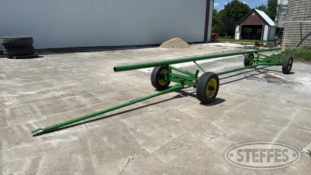 Shop-built 4-wheel header trailer