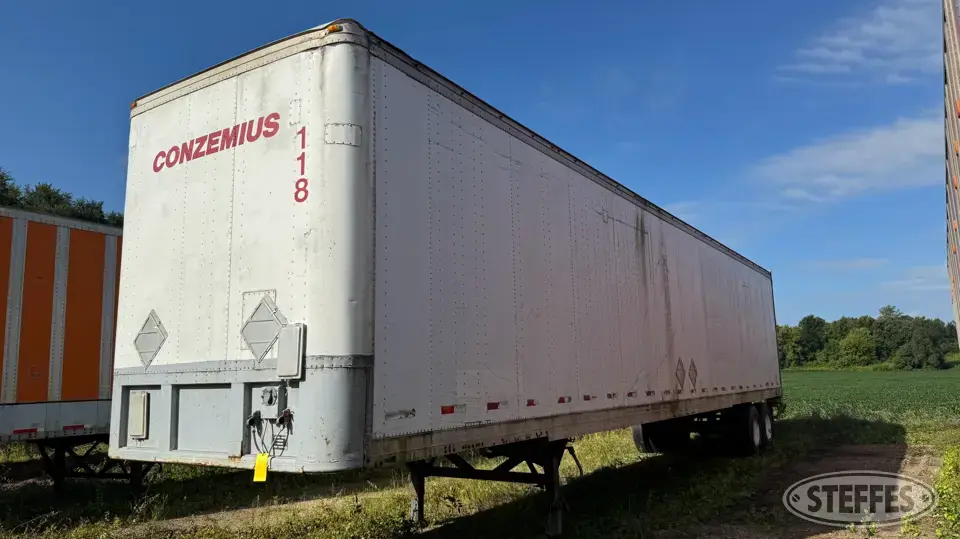 1992 Fruehauf Van Trailer