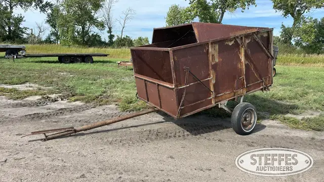 Shop-built dump cart