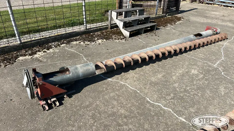 Grain bin unload auger Bin Accessory