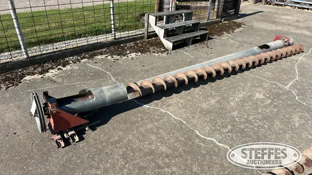 Grain bin unload auger