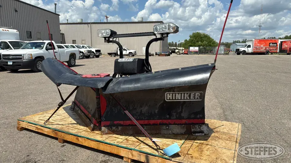 Hiniker Skid Steer Snow Pushers and Snowblower
