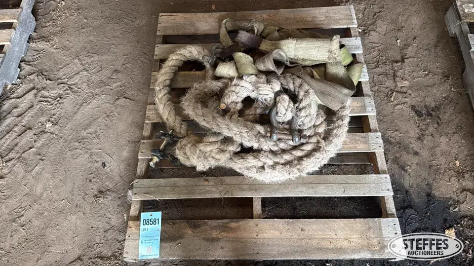 (2) Tow ropes Farm Support Item