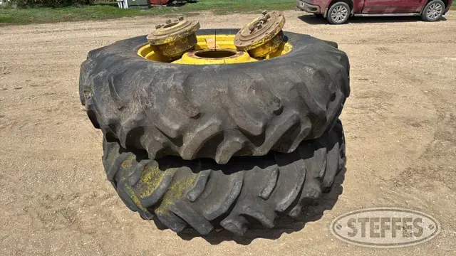 (2) Goodyear Dyna Torque II 18.4-38 tires