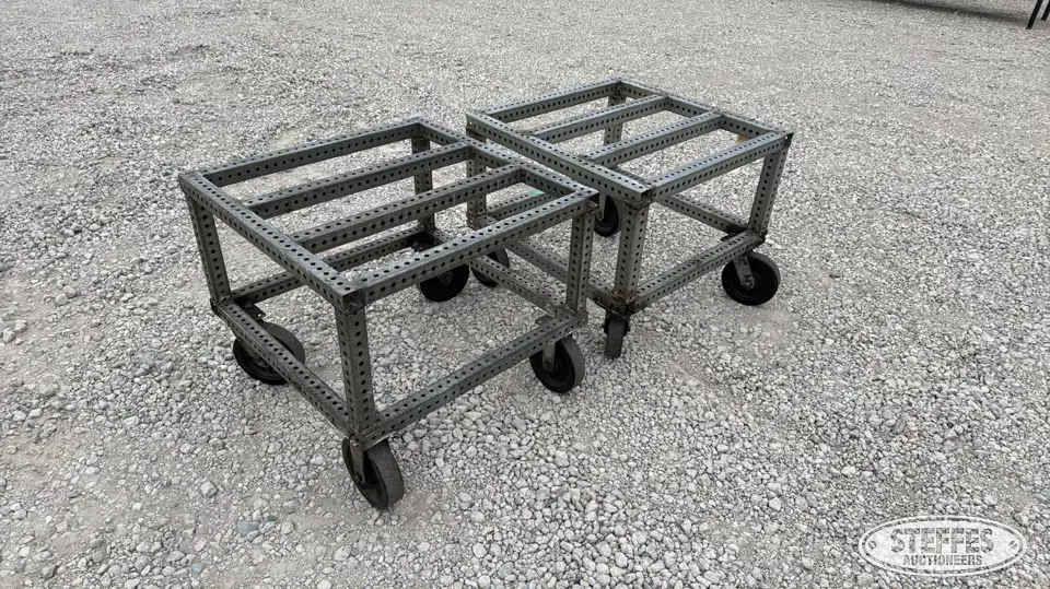 (2) Rolling carts General Business Support Item