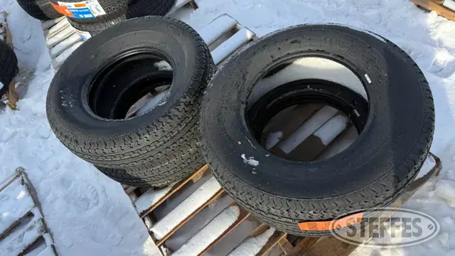 (4) Durun ST225/75R15 trailer tires