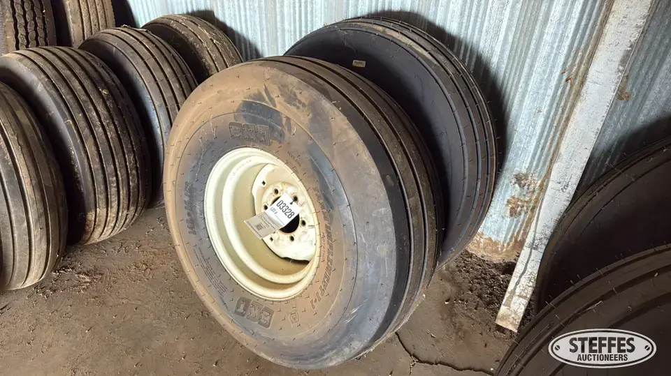 (2) 14L-16.1SL tires on wheels Tractor-Implement Tire