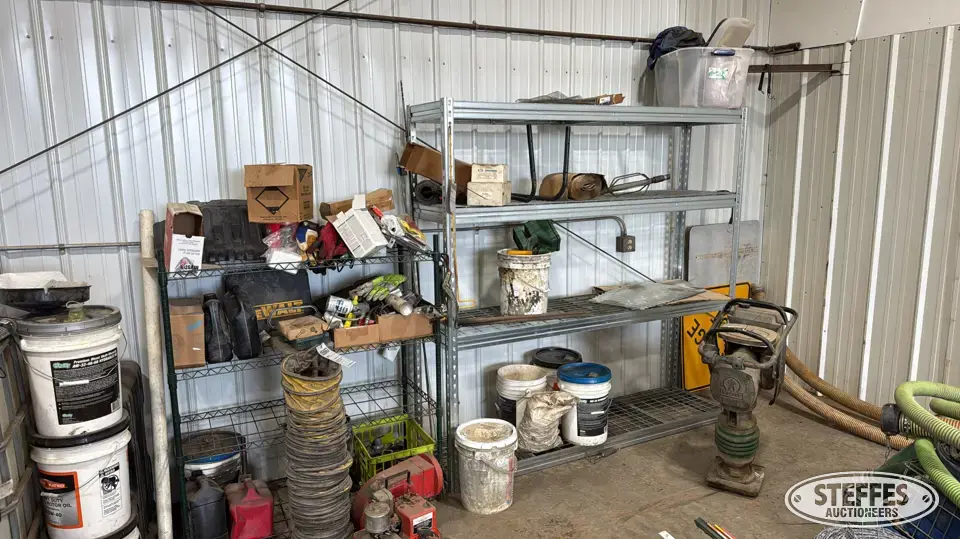 (2) Shelves Storage and Bench