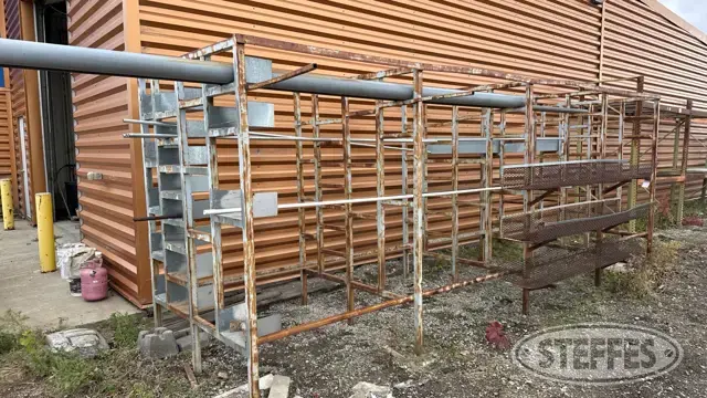 Shop-built metal rack