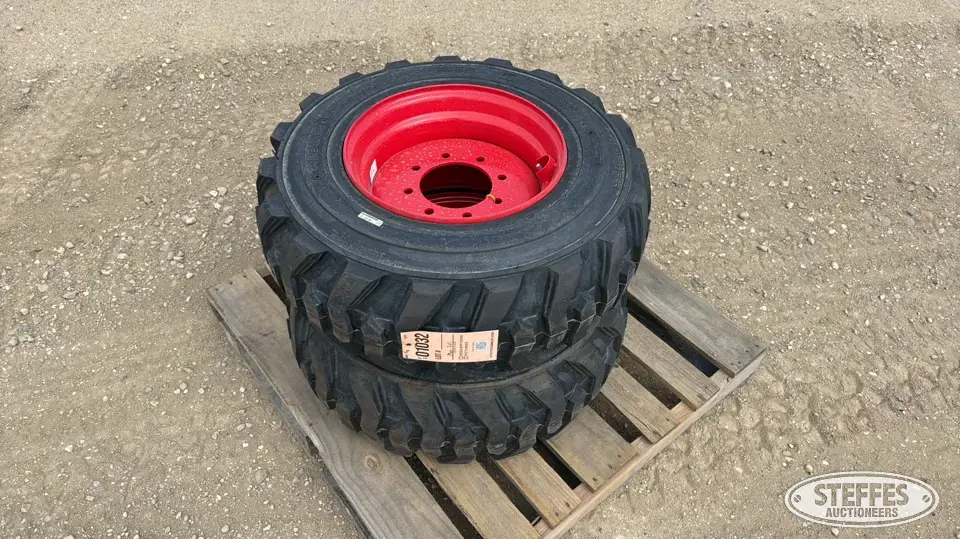 (2) Beaver 12-16.5 skid steer tires Tractor-Implement Tire