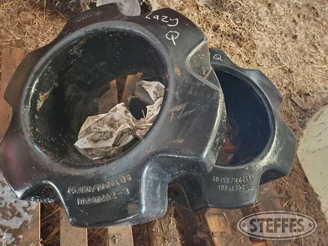 (2) Case IH wheel weights