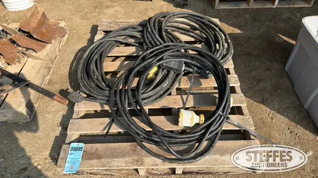 (3) 220v power cords