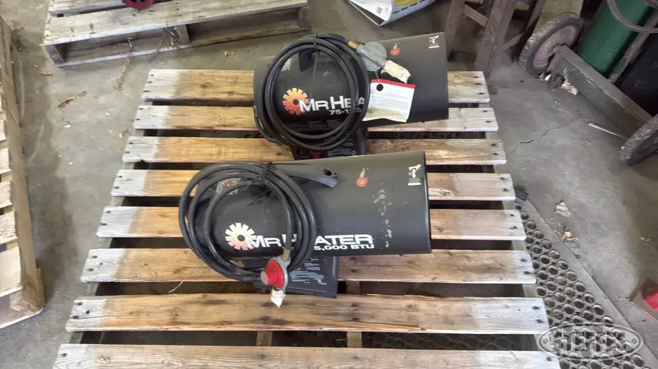 (2) Mr. Heater LP heaters