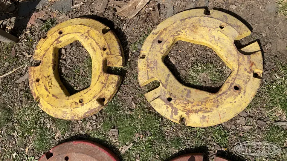 (2) International Wheel Weights Tractor Part