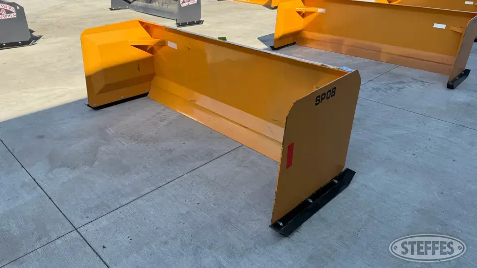 2025 Industrias America SP08 Skid Steer Snow Pushers and Snowblower